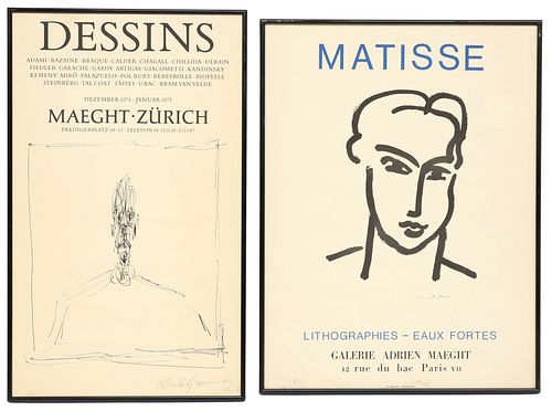(2) GALERIE MAEGHT MATISSE &AMP;
