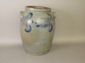 2 GALLON COBALT DECORATED OVOI