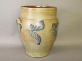 2 GALLON COBALT DECORATED STON