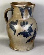2 GALLON COBALT DECORATED STON