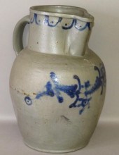 2 GALLON COBALT DECORATED STON