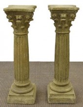 (2) GARDEN ACCENTS CAST STONE