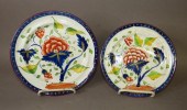 2 GAUDY DUTCH GRAPE PATTERN PL