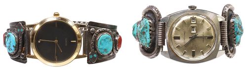 (2) GENT&#039;S WATCHES WITH NATIVE