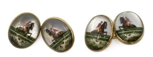 (2) GENTS 14K GOLD REVERSE