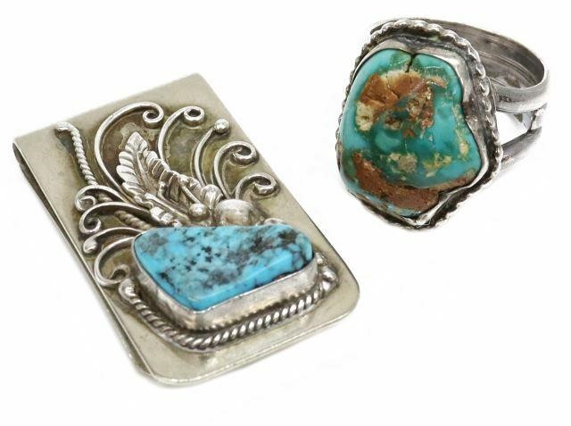 (2) GENTS NATIVE AMERICAN SILVER