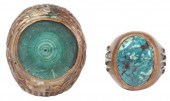 (2) GENT'S PITANGO COPPER GEMS
