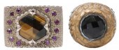 (2) GENT'S PITANGO GEMSTONE ST