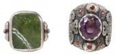 (2) GENT'S PITANGO SILVER GEMS