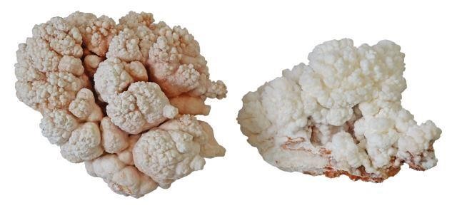 (2) GEOLOGICAL BUBBLY QUARTZ