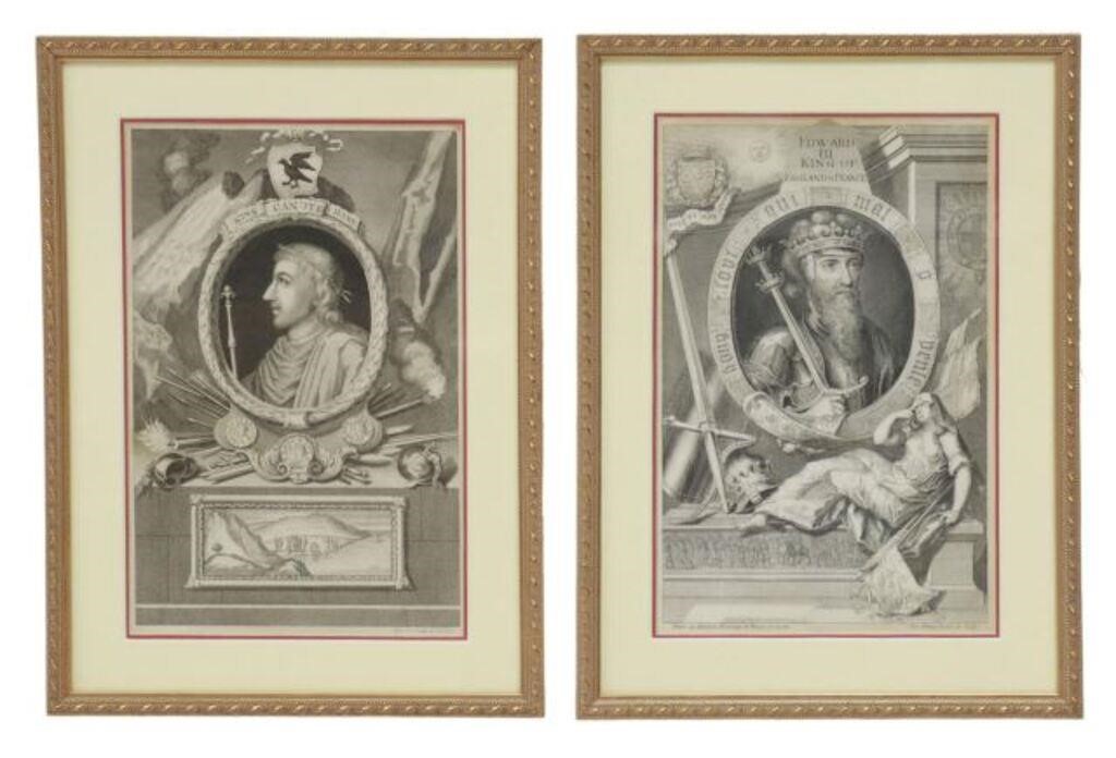 (2) GEORGE VERTUE KINGS OF