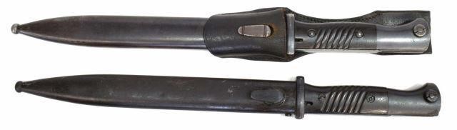 (2) GERMAN K98 BAYONETS, 1940 &