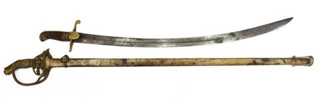 (2) GERMAN MILITARY SWORDS(lot of