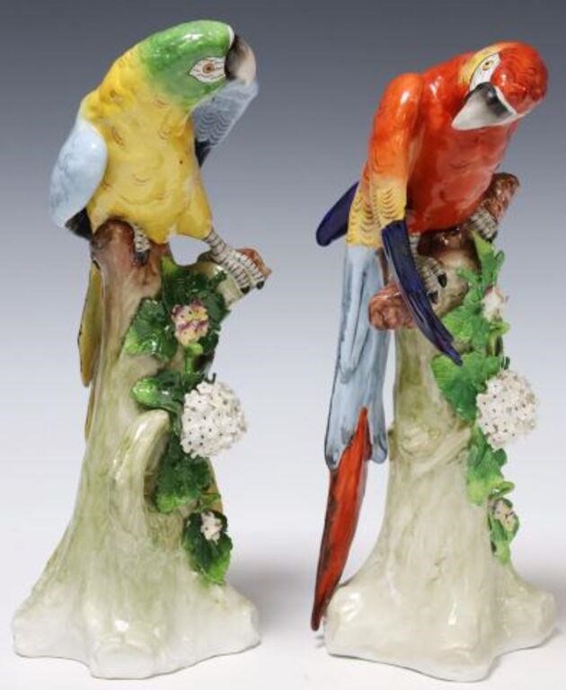 (2) GERMAN SITZENDORF PORCELAIN
