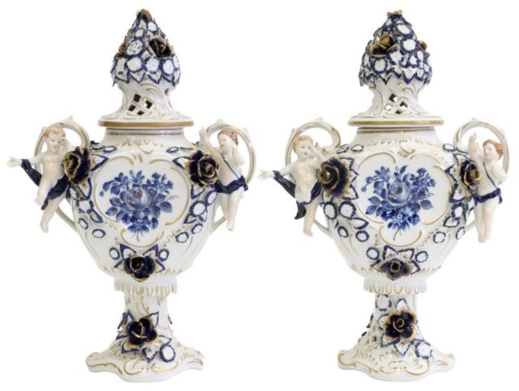 (2) GERMAN VON SCHIERHOLZ PORCELAIN