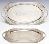 (2) GERMAN WMF ART DECO SILVER