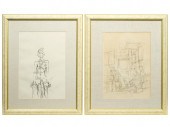 2 GIACOMETTI LITHOS 'TRIO' & '