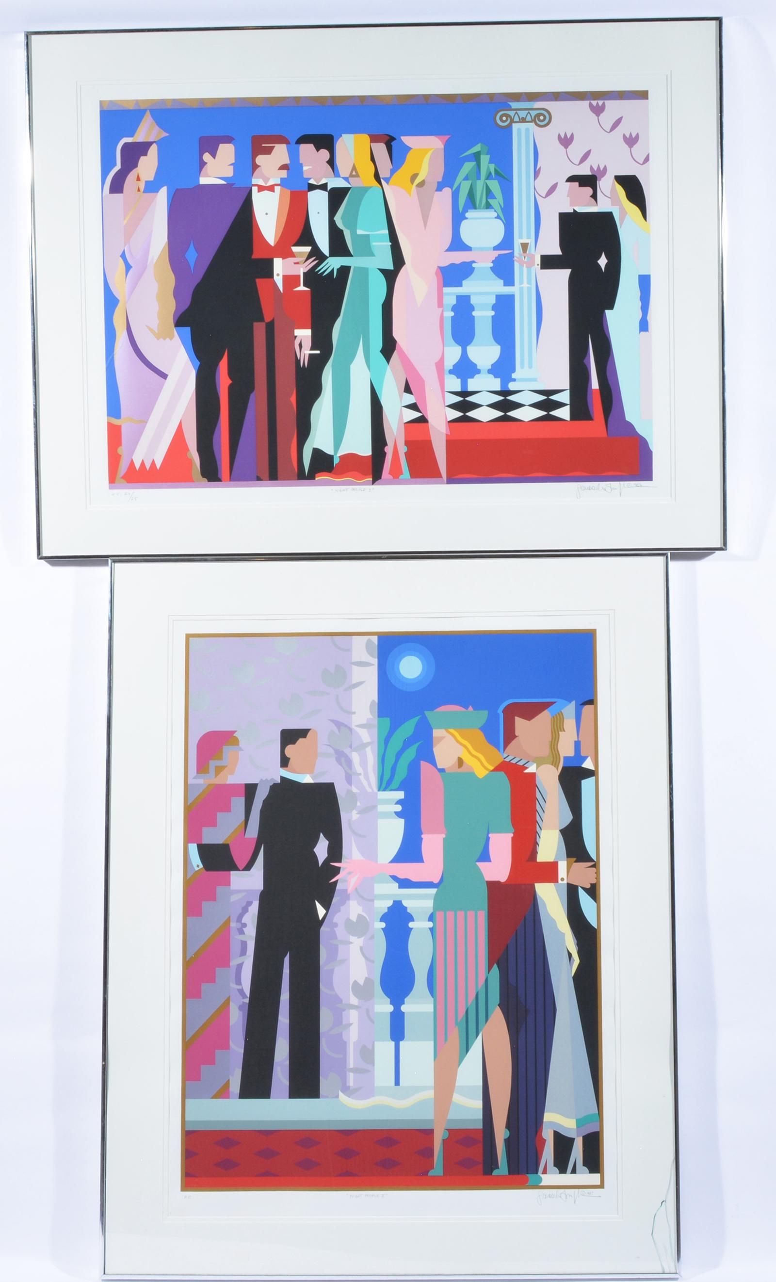 2 GIANCARLO IMPIGLIA SERIGRAPHS,