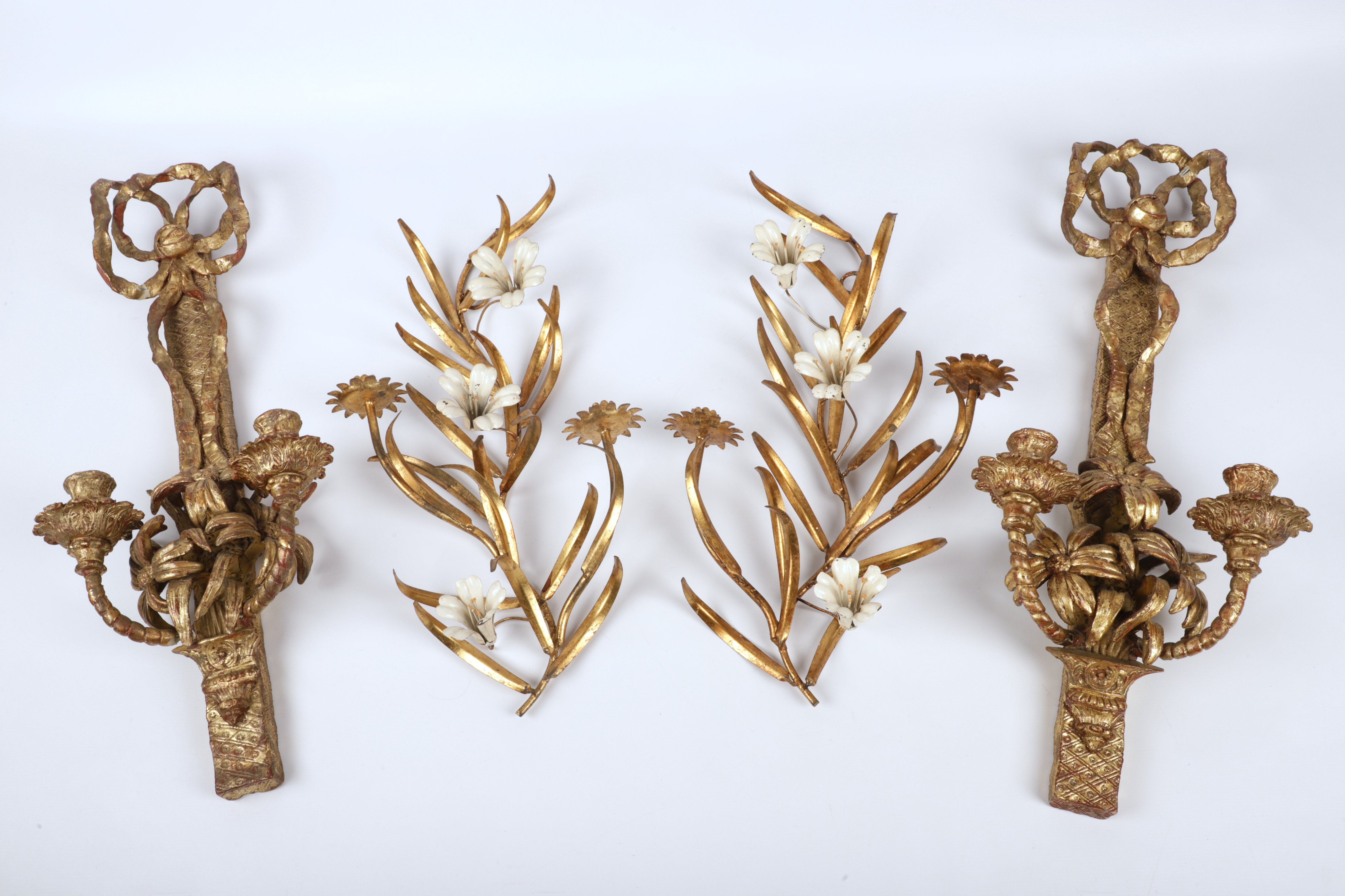 (2) Gilt Metal and Composite