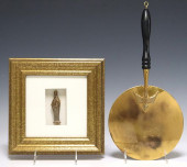 (2) GILT METAL RELIGIOUS ITEMS