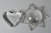 (2) Glass Paperweights includi