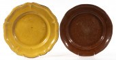 (2) GLAZED FRENCH POTTERY CHAR