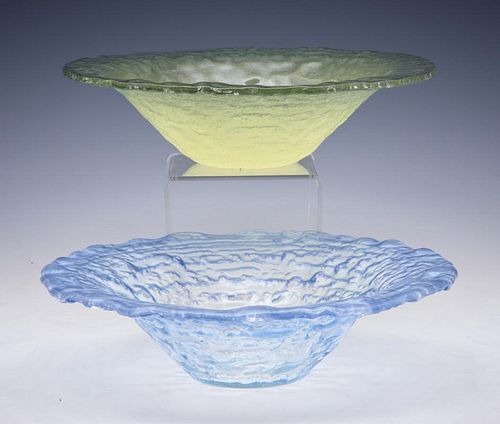 2 GLEN LUKENS (1887-1967) BOWLS,