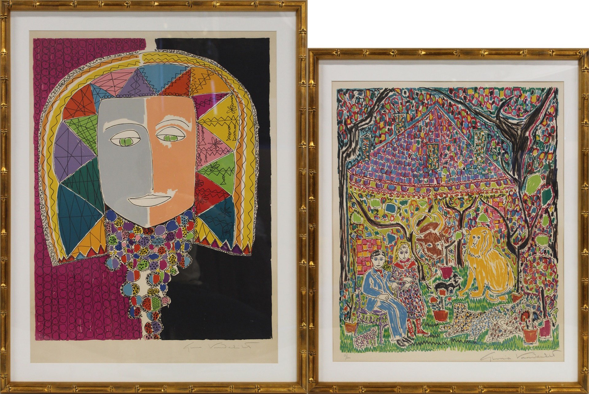 (2) GLORIA VANDERBILT (AMERICAN,