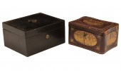 2 GOOD CHINESE EXPORT LACQUER