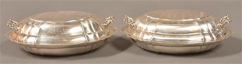 2 GORHAM STERLING COVERED VEGETABLE