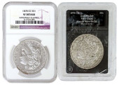 (2) GRADED U.S. 1878 MORGAN CA