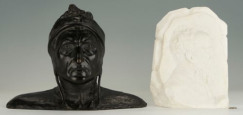 2 GRAND TOUR SCULPTURES, DANTE &