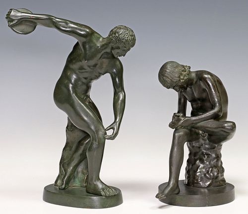 (2) GRAND TOUR STYLE BRONZE
