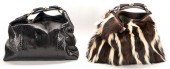 2 GUCCI HORSEBIT LEATHER PURSE