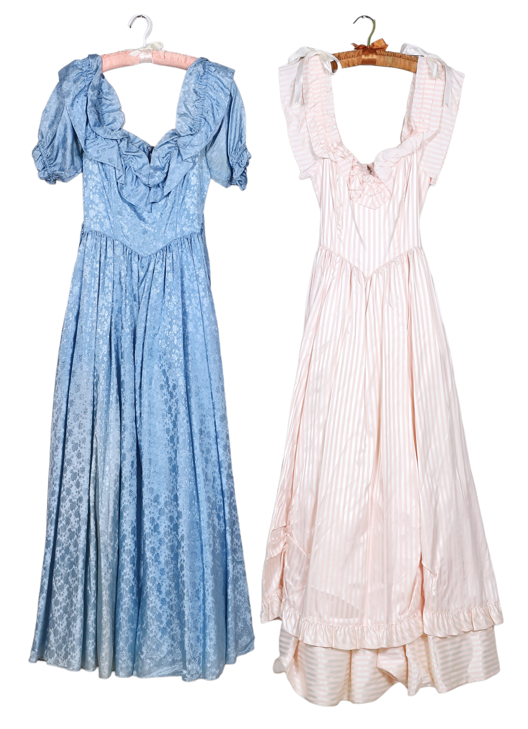 (2) Gunne Sax gowns, by Jessica