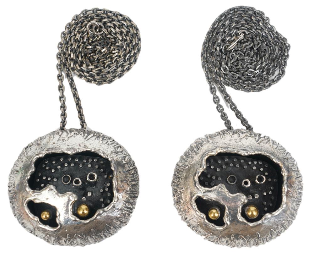 2 GUY VIDAL LARGE POD PENDANTS2 Guy