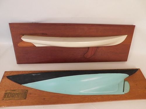 2 HALF HULL BOAT MODELS2 half