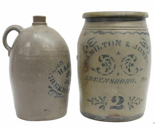 (2) HAMILTON & JONES GLAZED