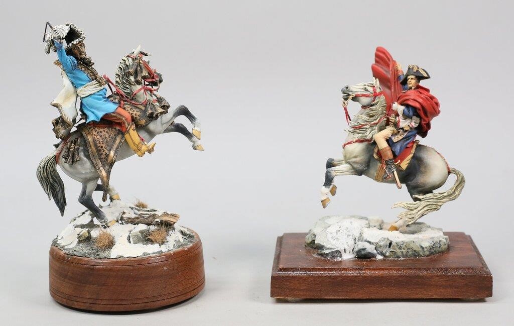 2 HAND PAINTED MINIATURES