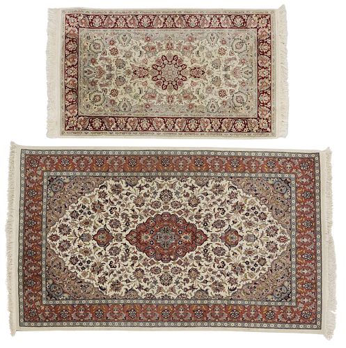 (2) HAND-TIED ESTATE RUGS(lot of 2)