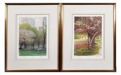 (2) HAROLD ALTMAN, COLOR LITHO