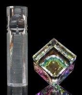 (2) HAROLD LUSTIG CUBE & FUMIO