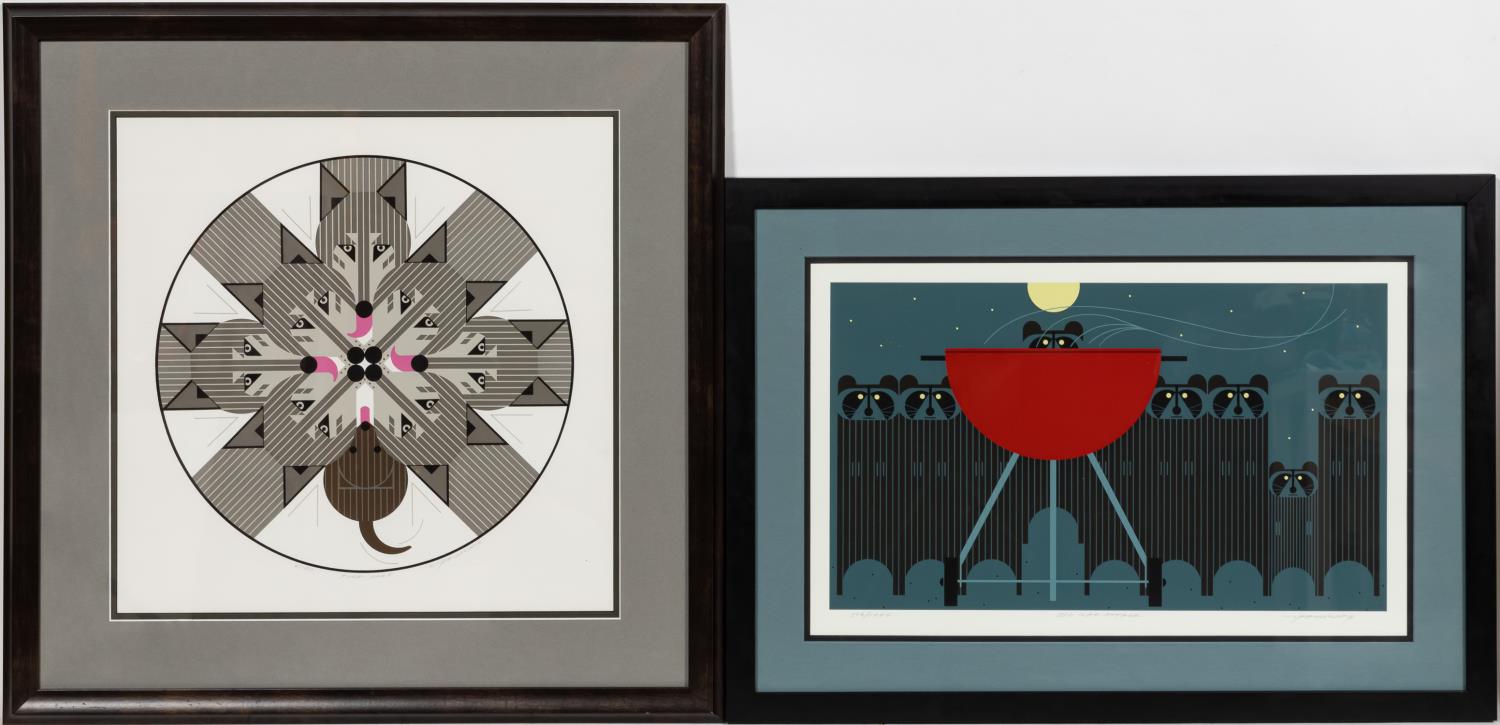 2 HARPER SERIGRAPHS; BIG RAC ATTACK