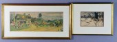(2) HARRY ELLIOT LITHOGAPHS -