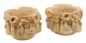 (2) HAYES PARKER CAST STONE FA