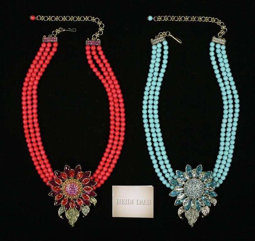 2 HEIDI DAUS FLOWER NECKLACES2