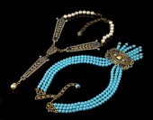 2 HEIDI DAUS NECKLACES: 1)Thre