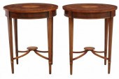 (2) HEPPLEWHITE STYLE MAHOGANY