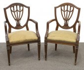 (2) HEPPLEWHITE STYLE SHIELD B