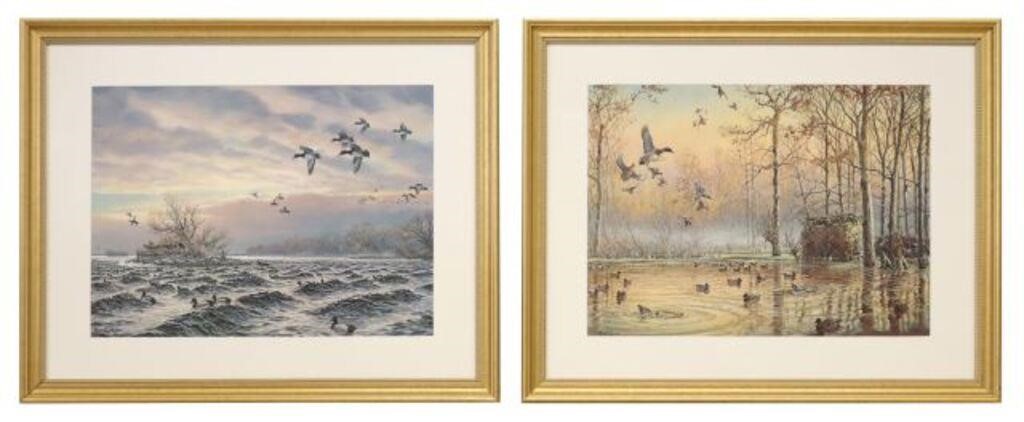 (2) HERB BOOTH (1942-2014) FRAMED